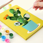 Paint by Number Notebook - Cactus | 2 Colors