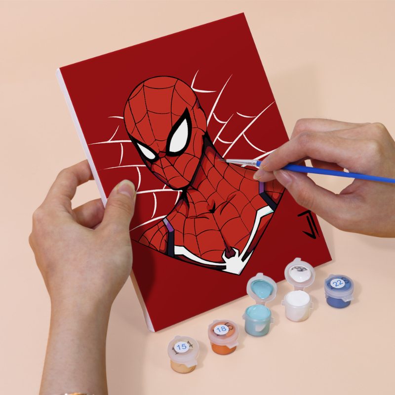6 Mini Paintings - Superhero Set