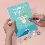 6 Mini Paintings - Paint & Pour Cocktail Set