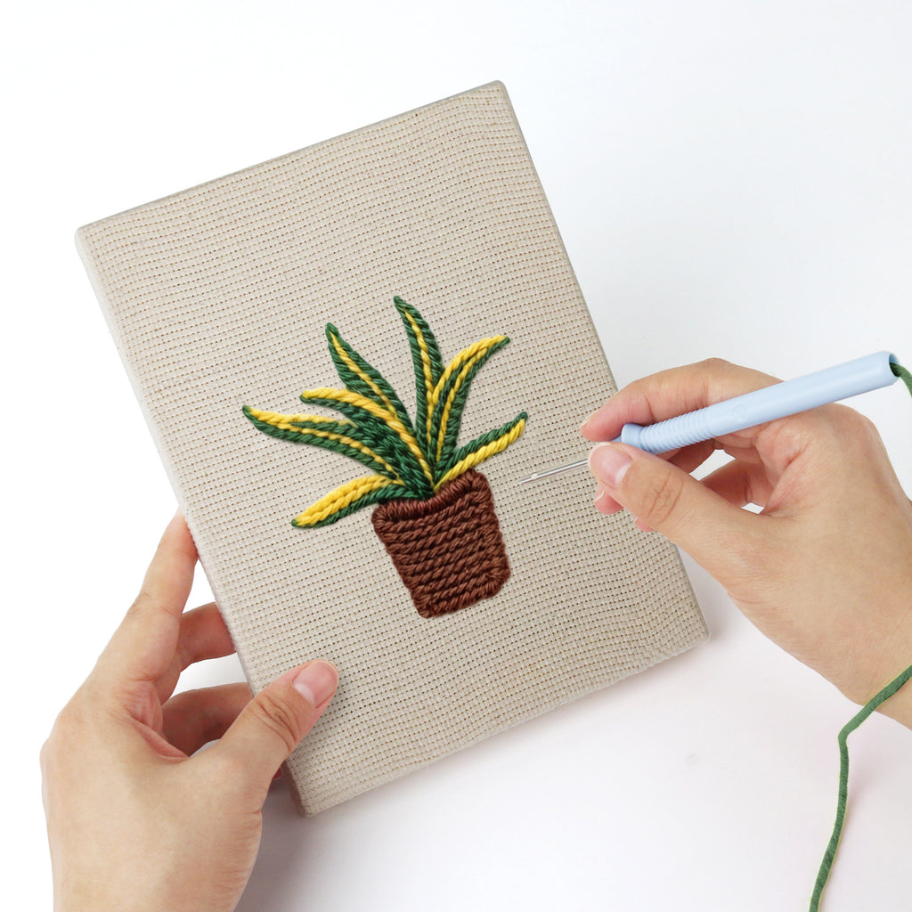 Potted Plants 4 | Mini Punch Needle Kit