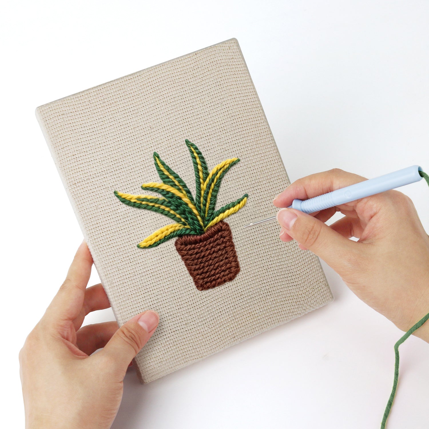 Potted Plants 4 | Mini Punch Needle Kit