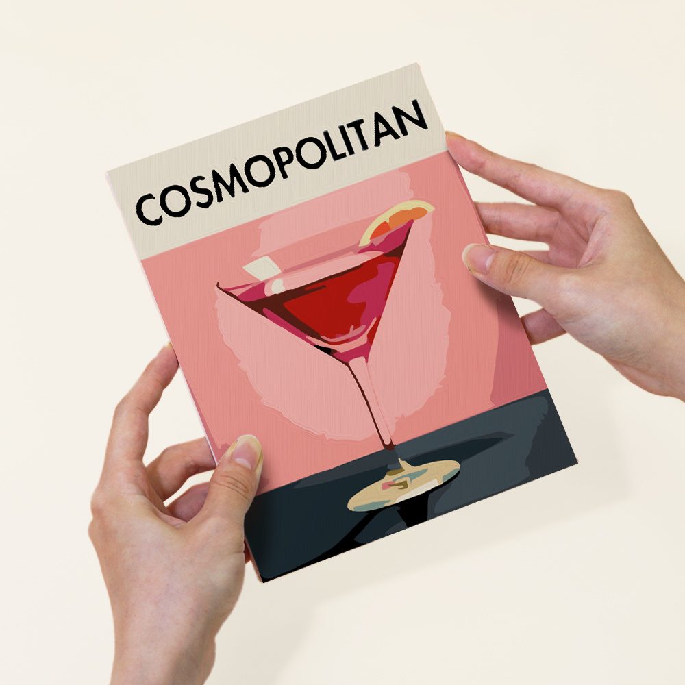 6 Mini Paintings - Cocktail Deluxe Set