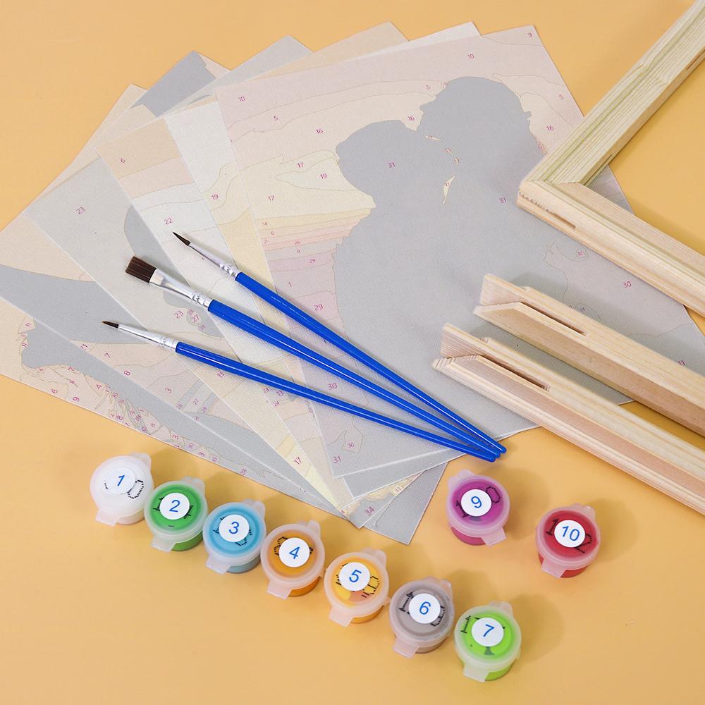 6 Mini Paintings - Love Set