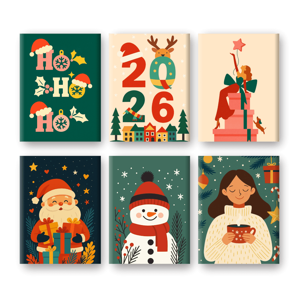 6 Mini Paintings - 2026 Winter Set