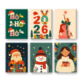 6 Mini Paintings - 2026 Winter Set