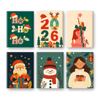 6 Mini Paintings - 2026 Winter Set