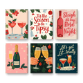 6 Mini Paintings - Tipsy Christmas Set
