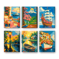 6 Mini Paintings | Dreamy Destinations Set