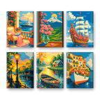 6 Mini Paintings | Dreamy Destinations Set