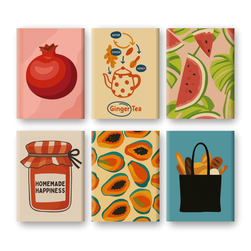 6 Mini Paintings | Fresh & Fruity Set