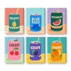 6 Mini Paintings - Fruity Soda Set