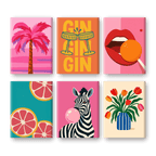 6 Mini Paintings - Pop Art VIbes Set