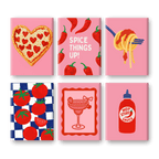 6 Mini Paintings | Spicy Set