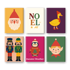 6 Mini Paintings | Sweater Weather Set