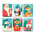 6 Mini Paintings | Warm Winter Sips Set