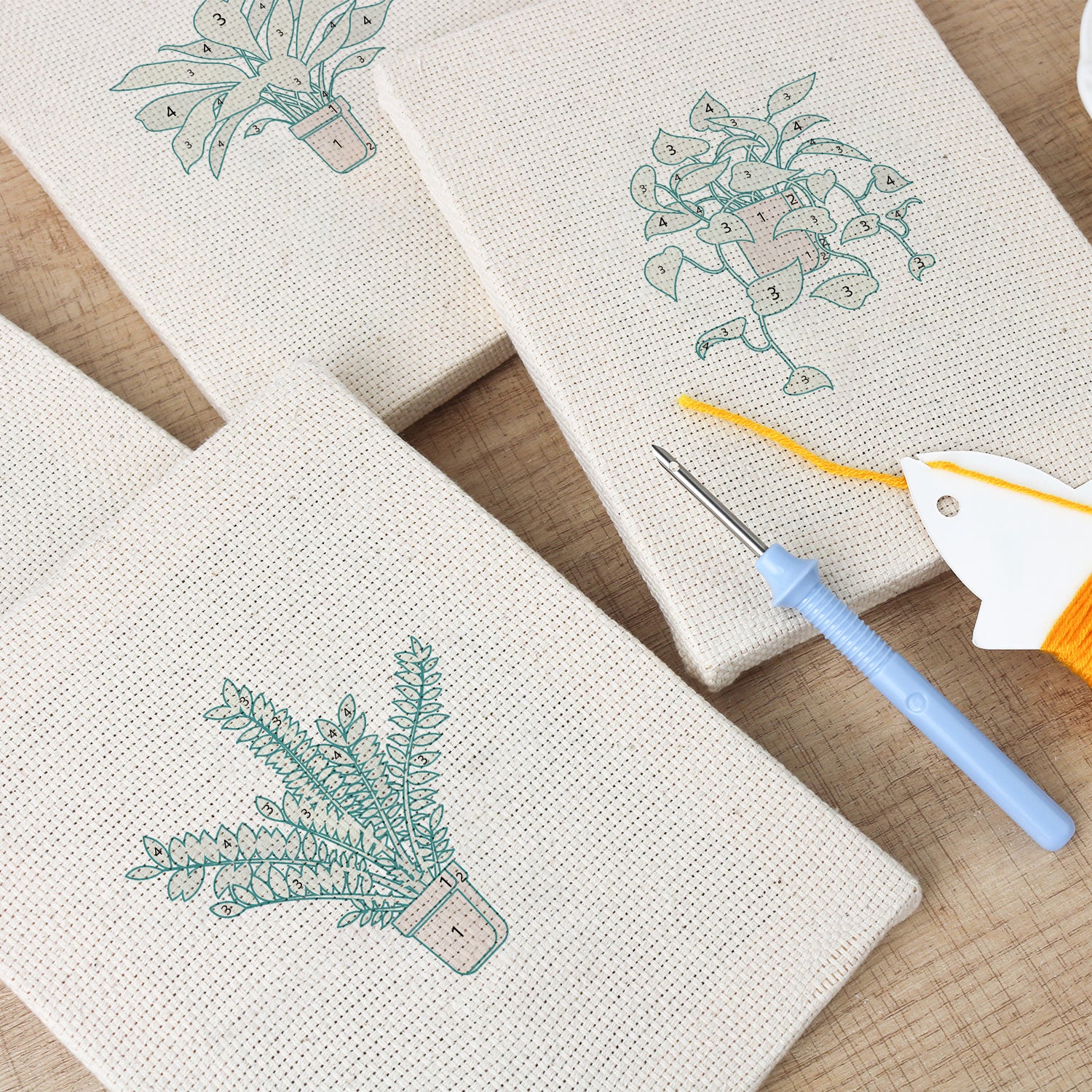 Potted Plants 14 | Mini Punch Needle Kit