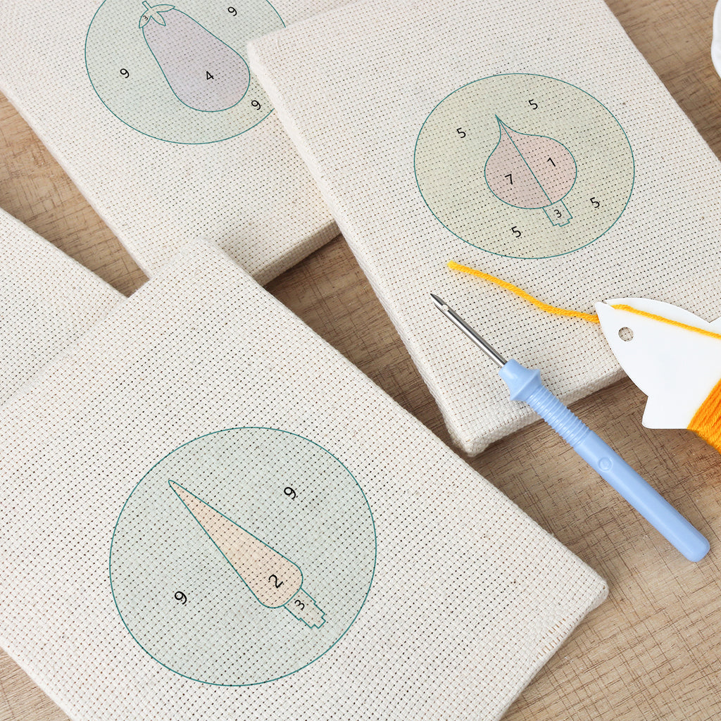 Fruits & Vegetables 30 | Mini Punch Needle Kit