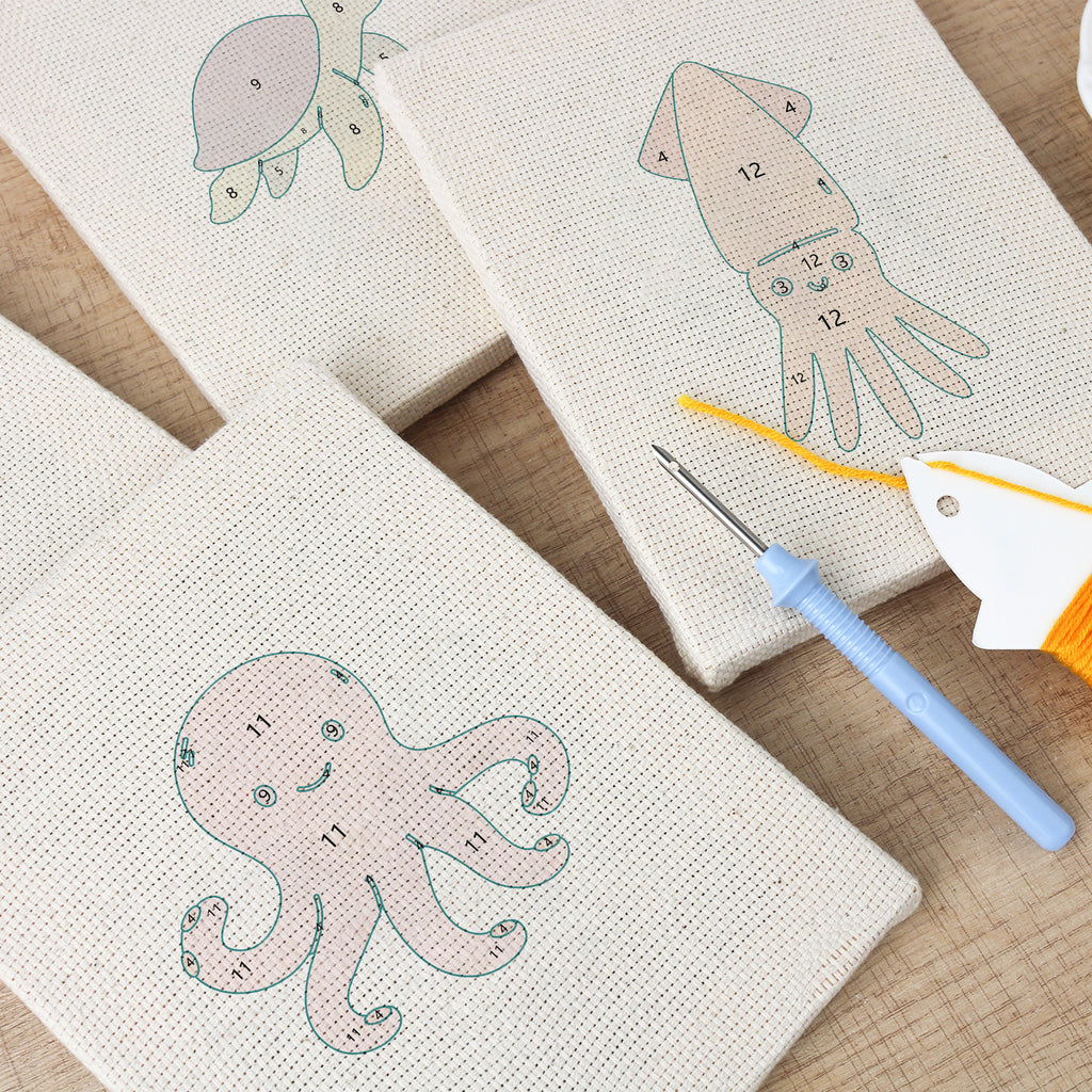 Sea Animals 6 | Mini Punch Needle Kit