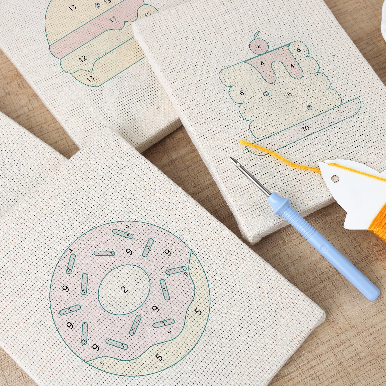 Snacks & Desserts 2 | Mini Punch Needle Kit