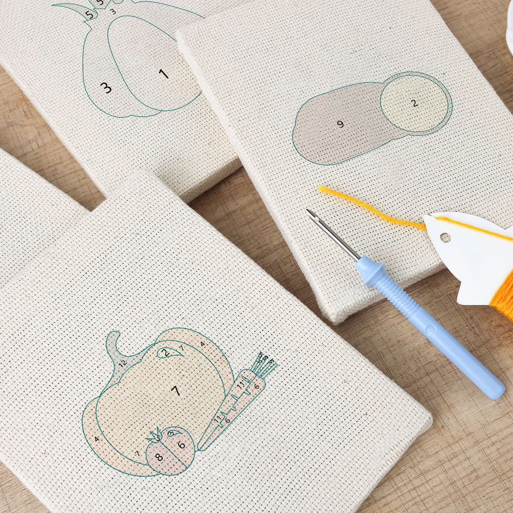 Fruits & Vegetables 23 | Mini Punch Needle Kit