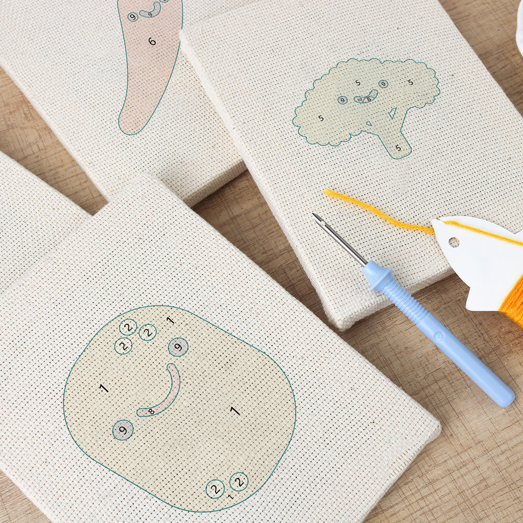 Fruits & Vegetables 32 | Mini Punch Needle Kit