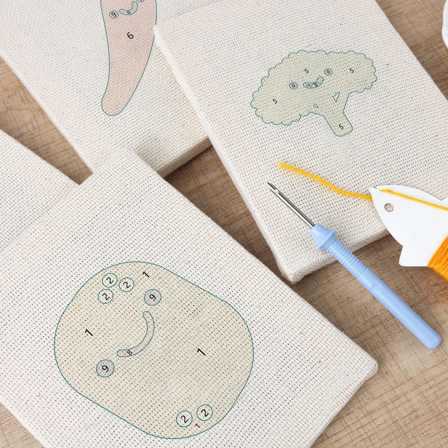 Fruits & Vegetables 32 | Mini Punch Needle Kit