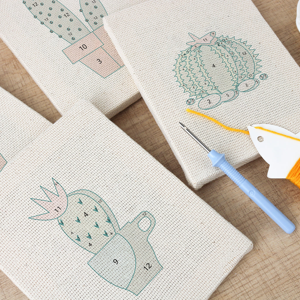 Cactus & Succulents 9 | Mini Punch Needle Kit