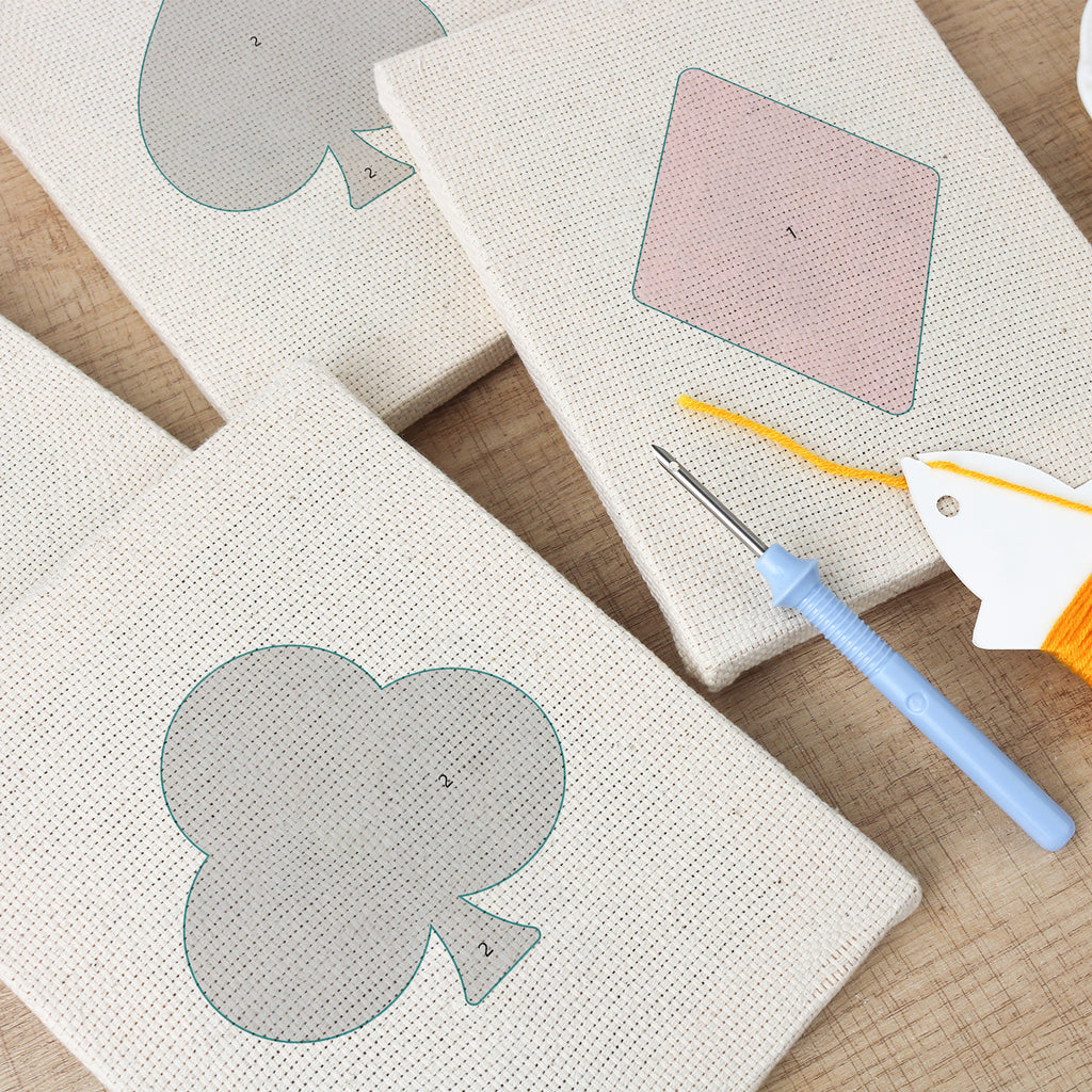 Playing Cards 1 | Mini Punch Needle Kit