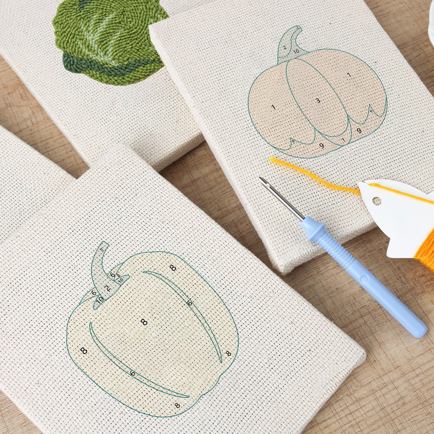 Fruits & Vegetables 2 | Mini Punch Needle Kit