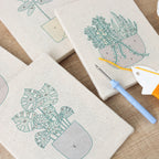 Potted Plants 12 | Mini Punch Needle Kit