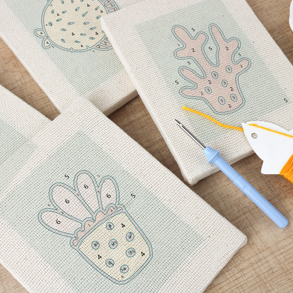 Sea Animals 10 | Mini Punch Needle Kit