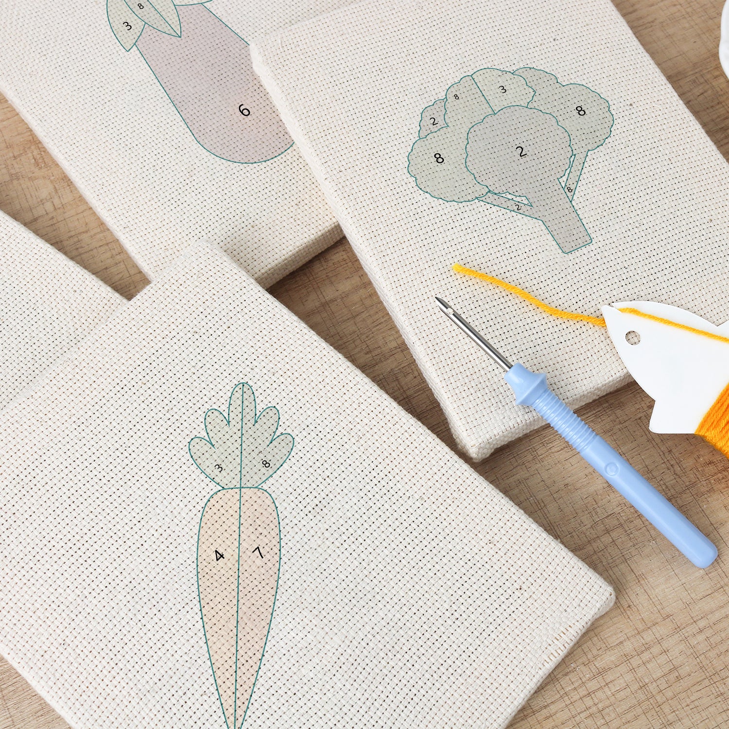 Fruits & Vegetables 38 | Mini Punch Needle Kit