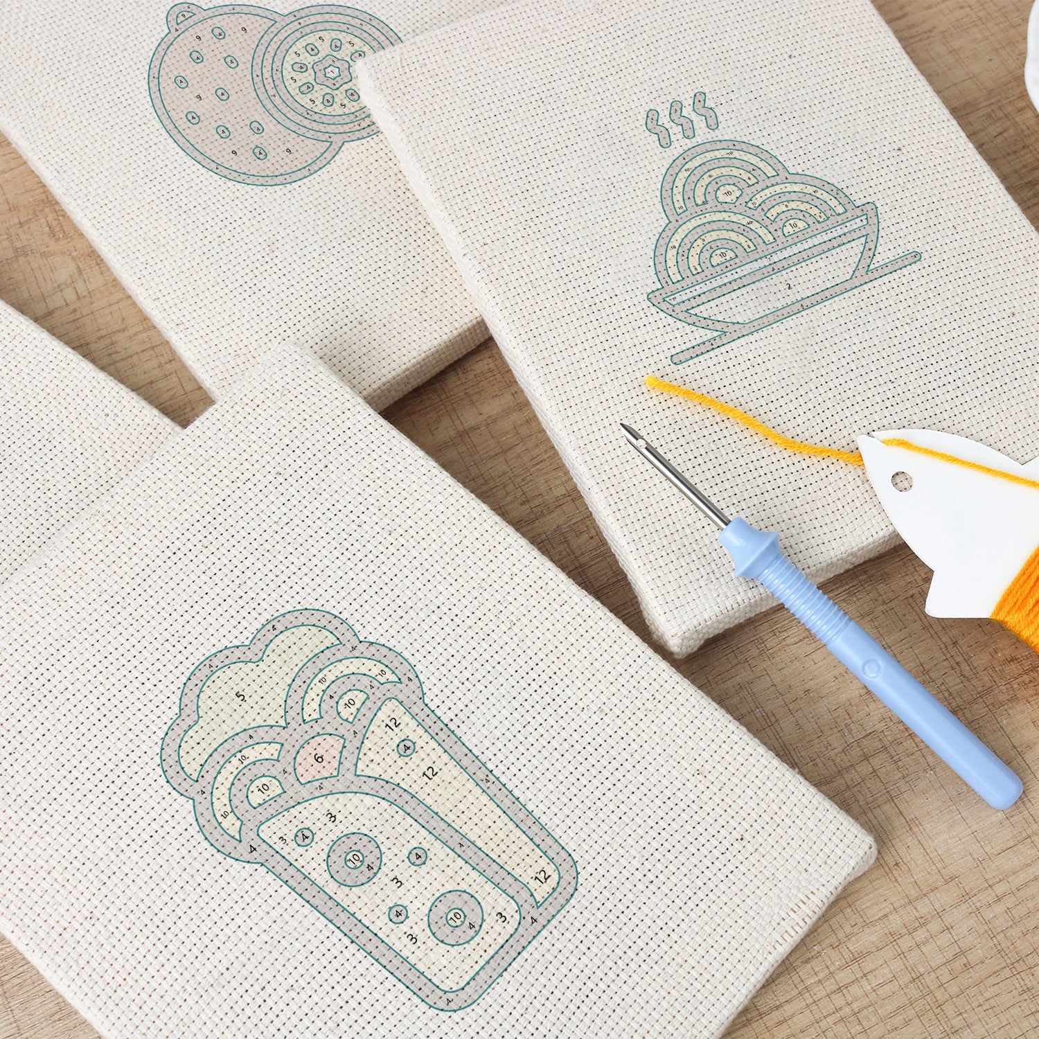 Snacks & Desserts 13 | Mini Punch Needle Kit