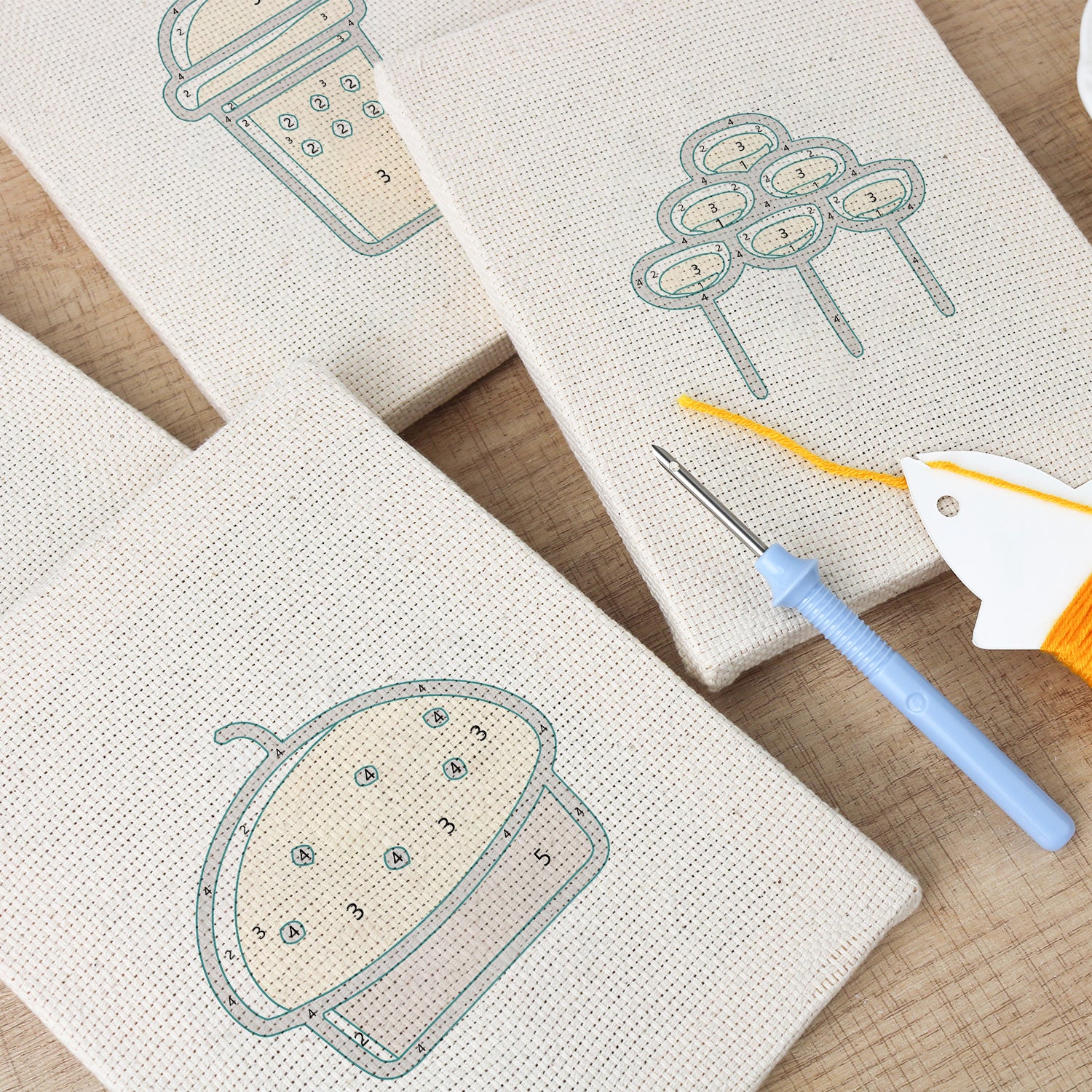 Snacks & Desserts 5 | Mini Punch Needle Kit