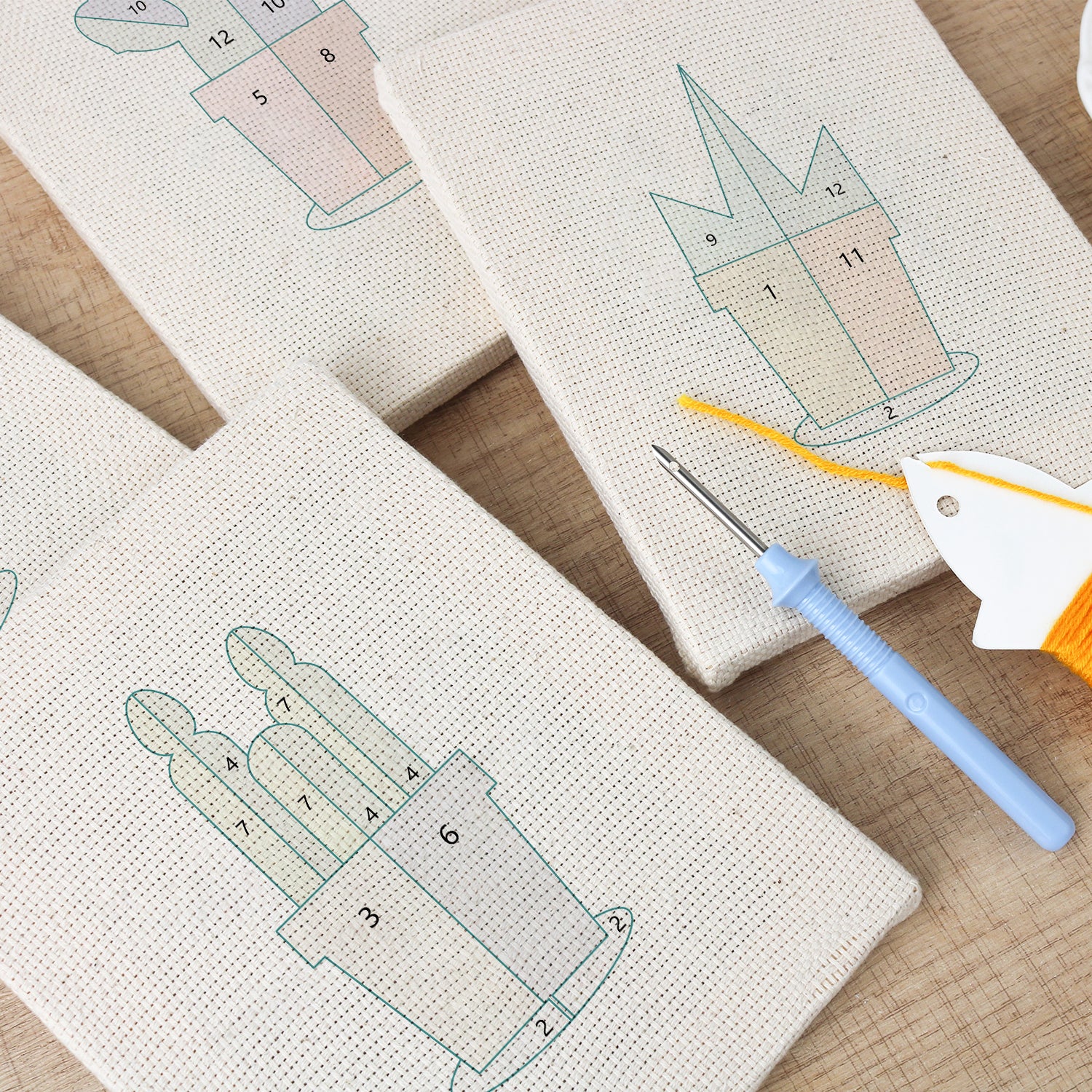 Cactus & Succulents 3 | Mini Punch Needle Kit