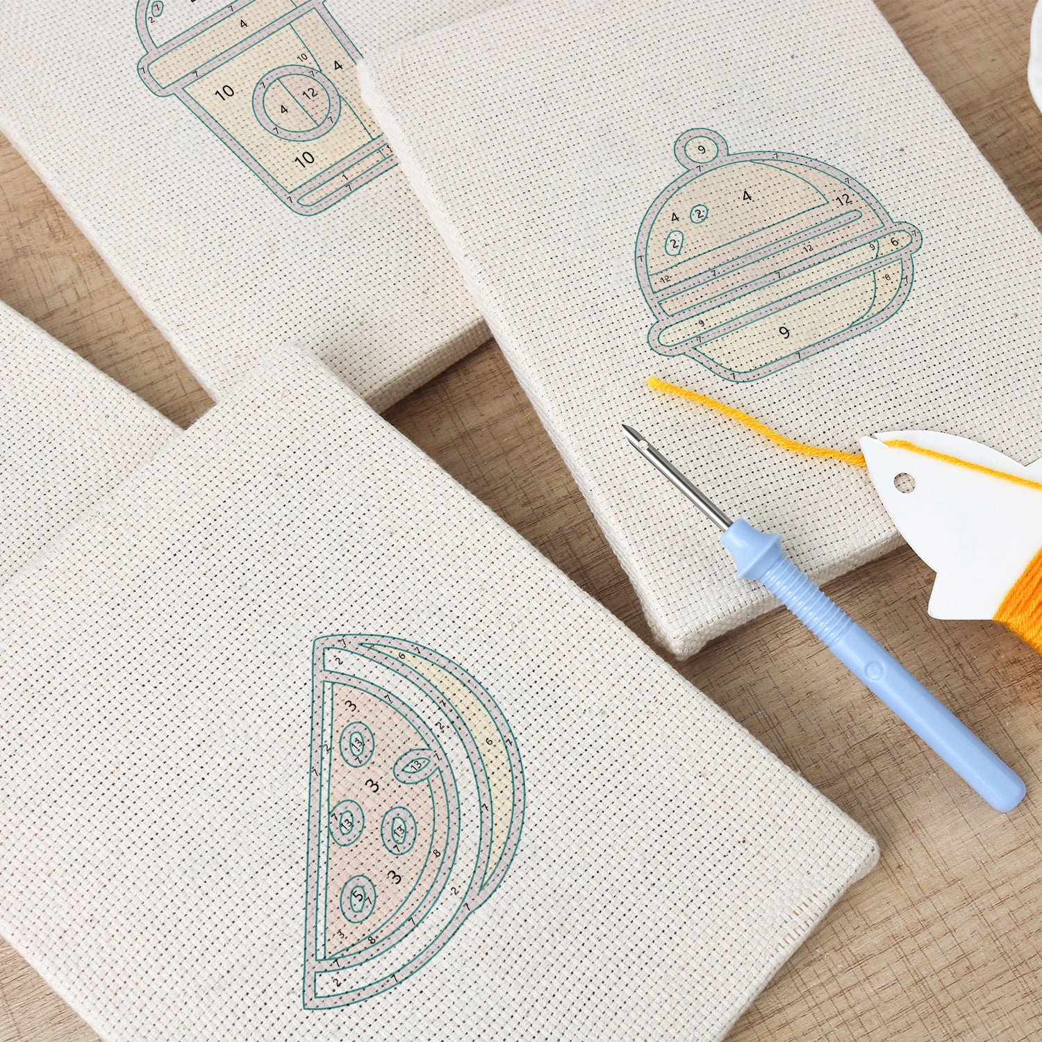 Snacks & Desserts 9 | Mini Punch Needle Kit