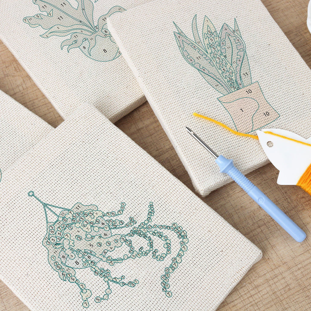 Potted Plants 16 | Mini Punch Needle Kit