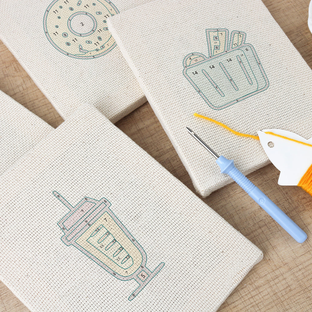 Snacks & Desserts 10 | Mini Punch Needle Kit