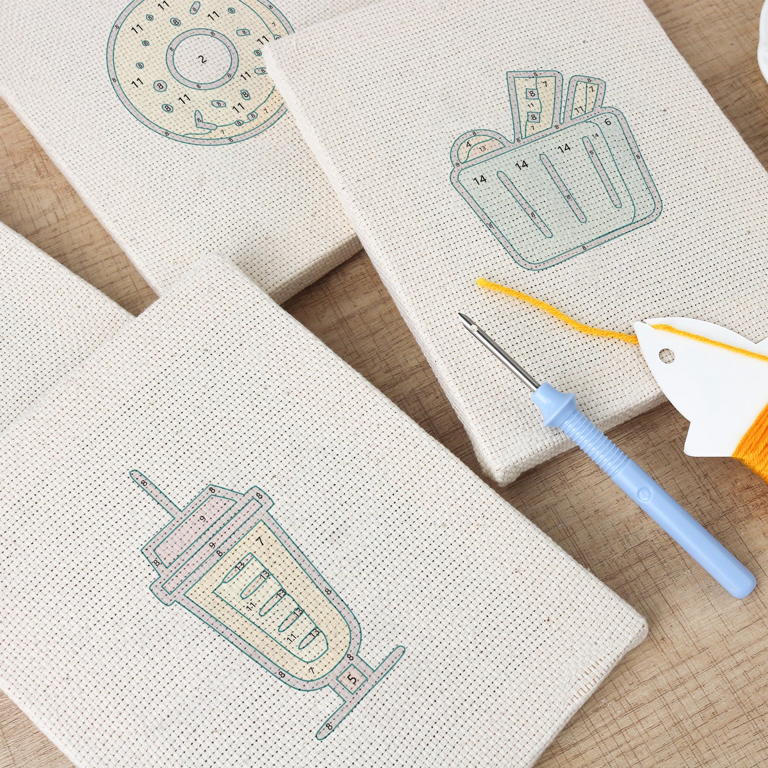 Snacks & Desserts 10 | Mini Punch Needle Kit