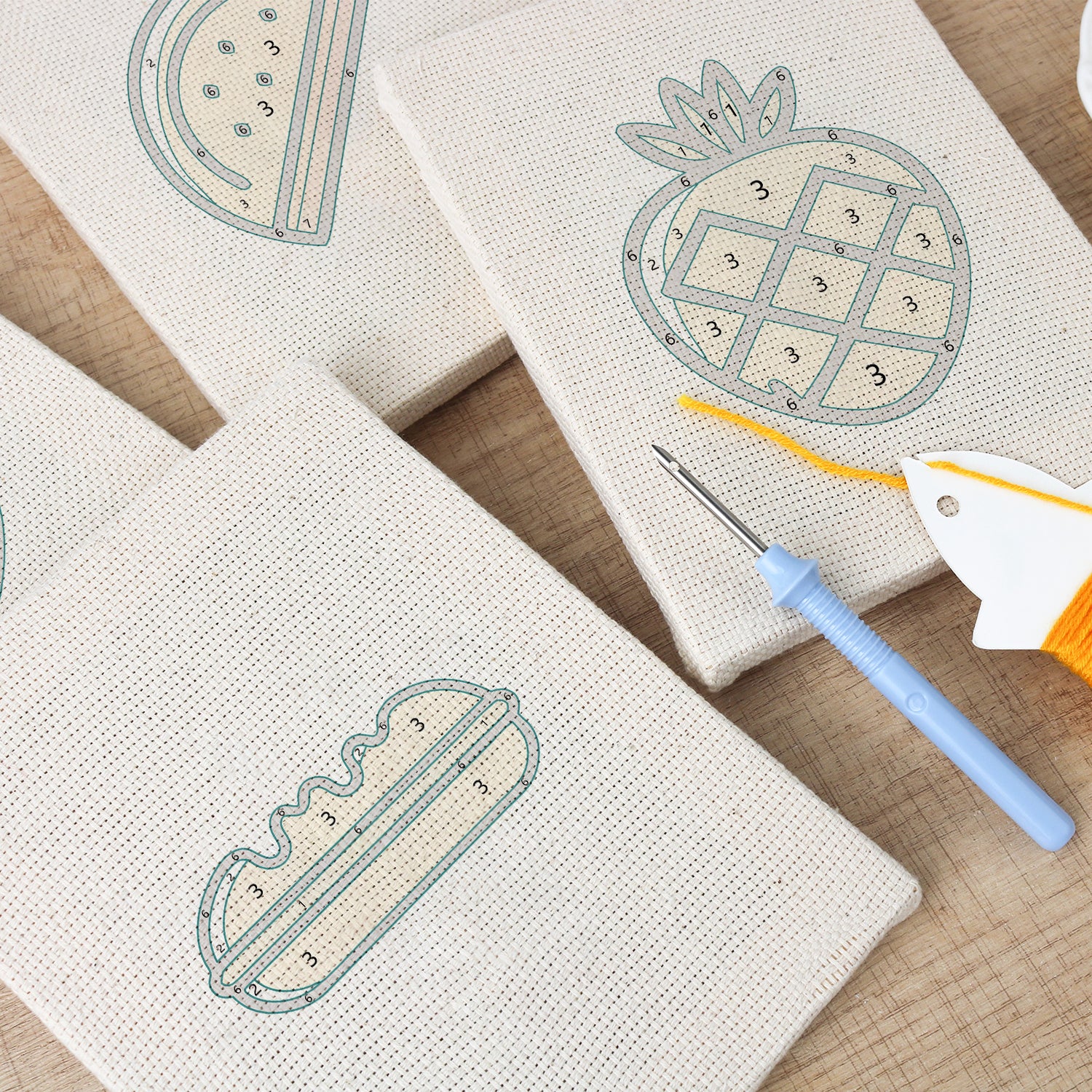 Fruits & Vegetables 3 | Mini Punch Needle Kit