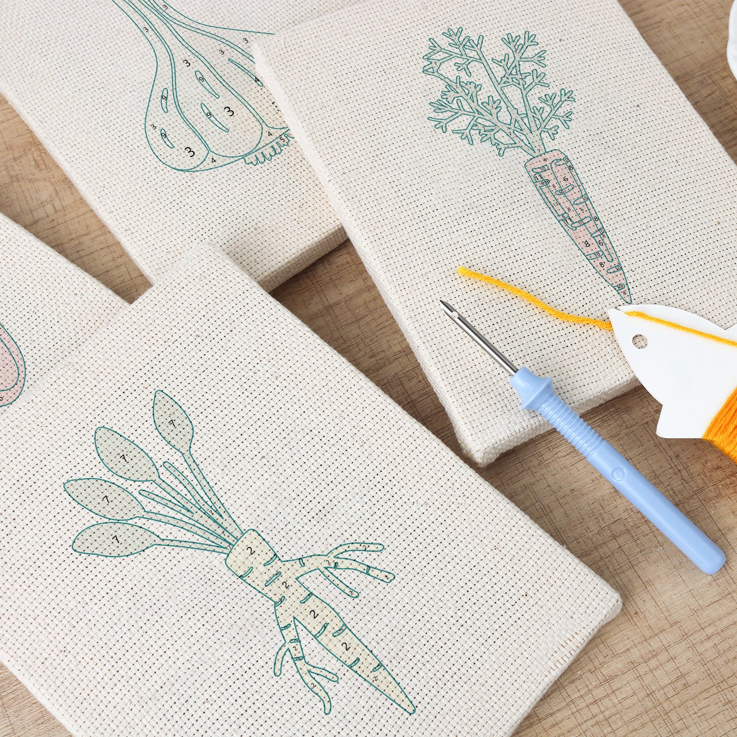 Fruits & Vegetables 40 | Mini Punch Needle Kit