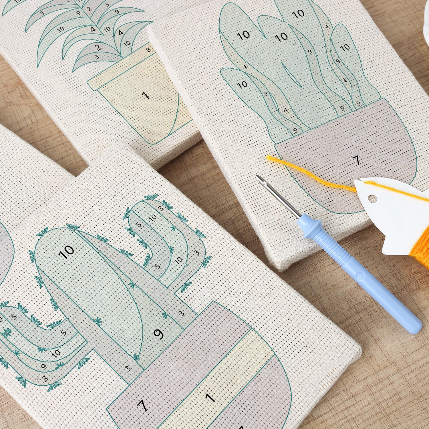 Potted Plants 11 | Mini Punch Needle Kit