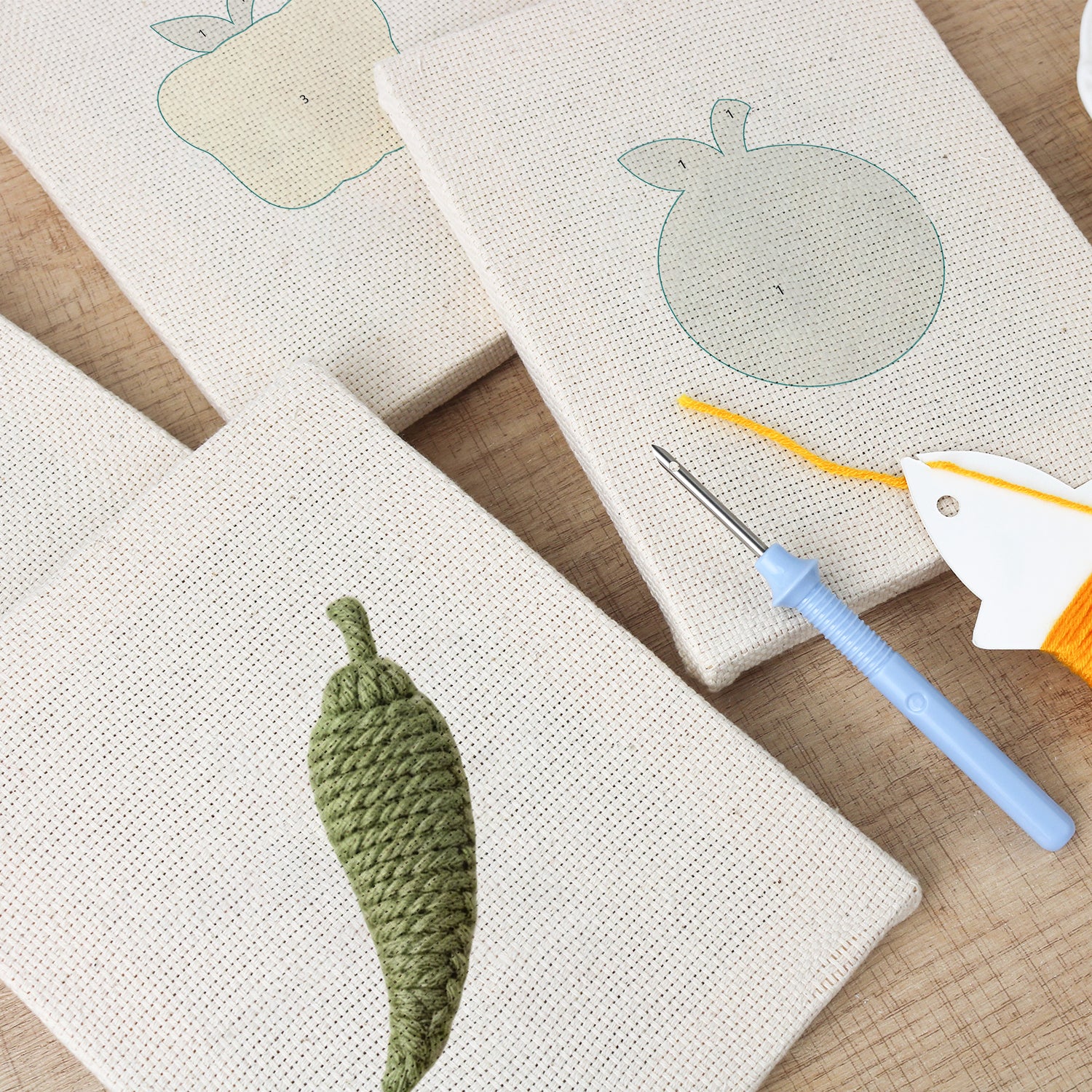 Fruits & Vegetables 14 | Mini Punch Needle Kit