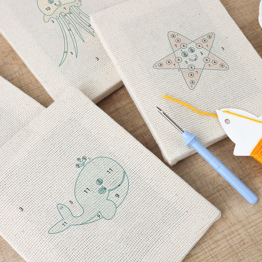 Sea Animals 11 | Mini Punch Needle Kit