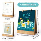 2026 Paint by Numbers desk Calendar | Deluxe Cocktail Edition