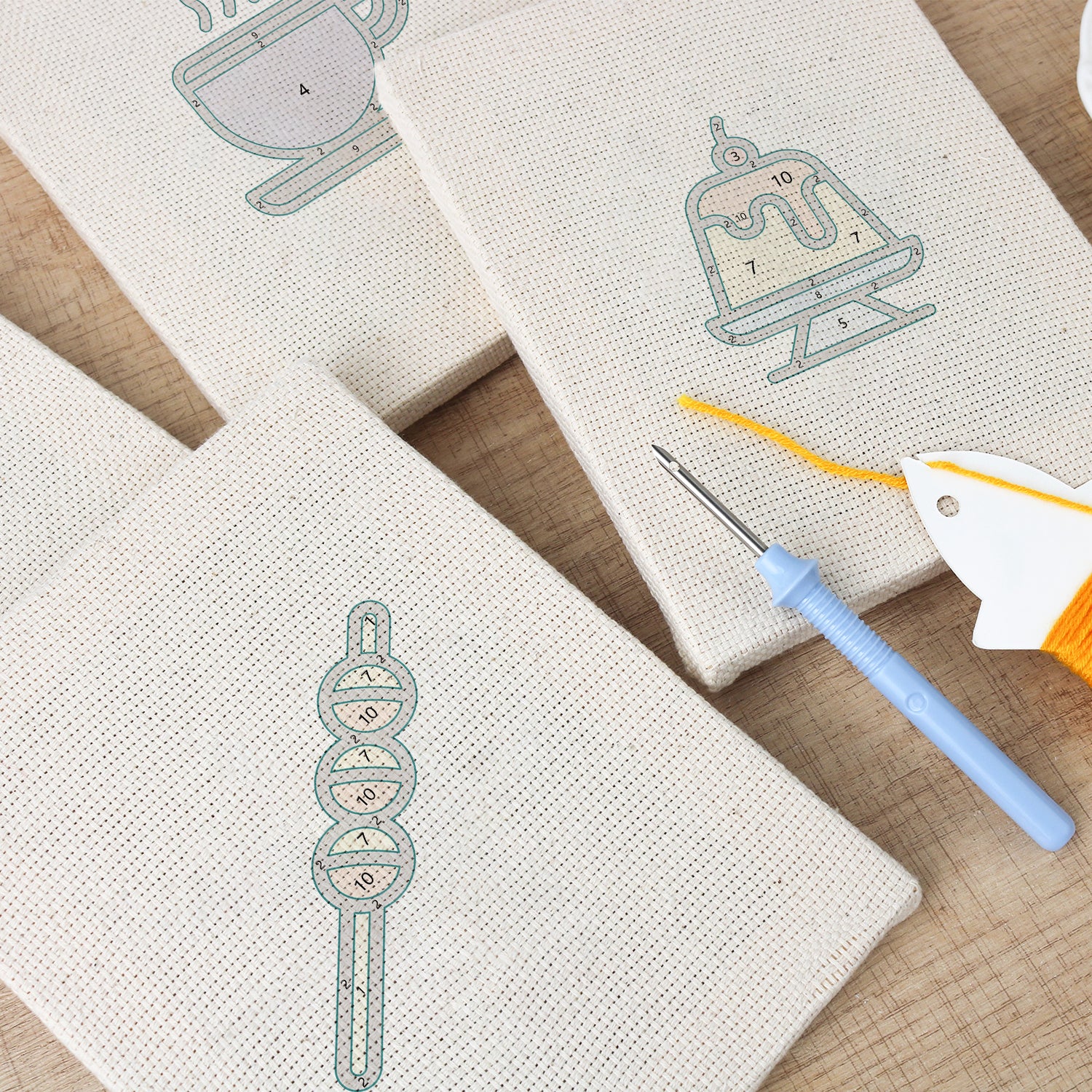 Snacks & Desserts 15 | Mini Punch Needle Kit