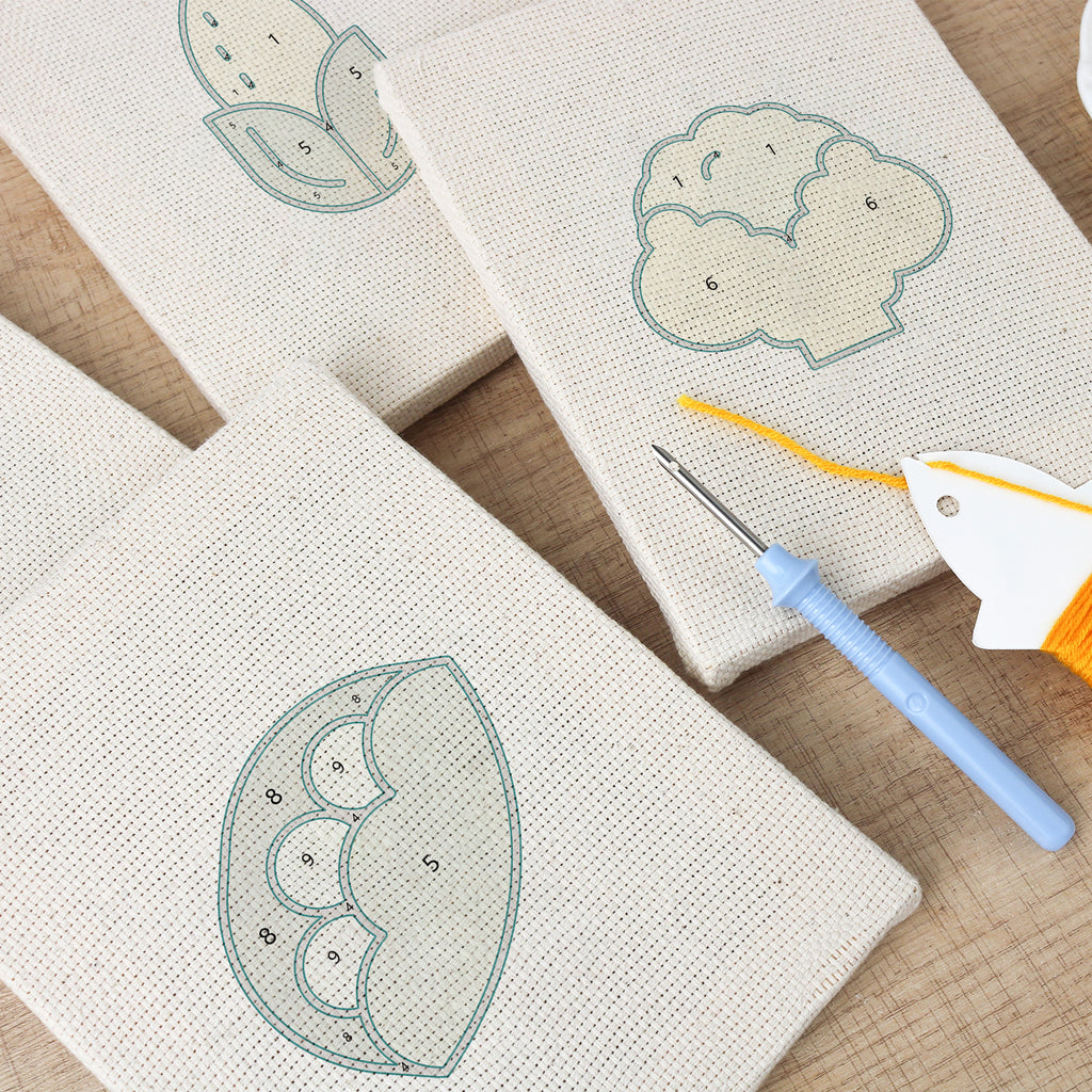 Fruits & Vegetables 4 | Mini Punch Needle Kit