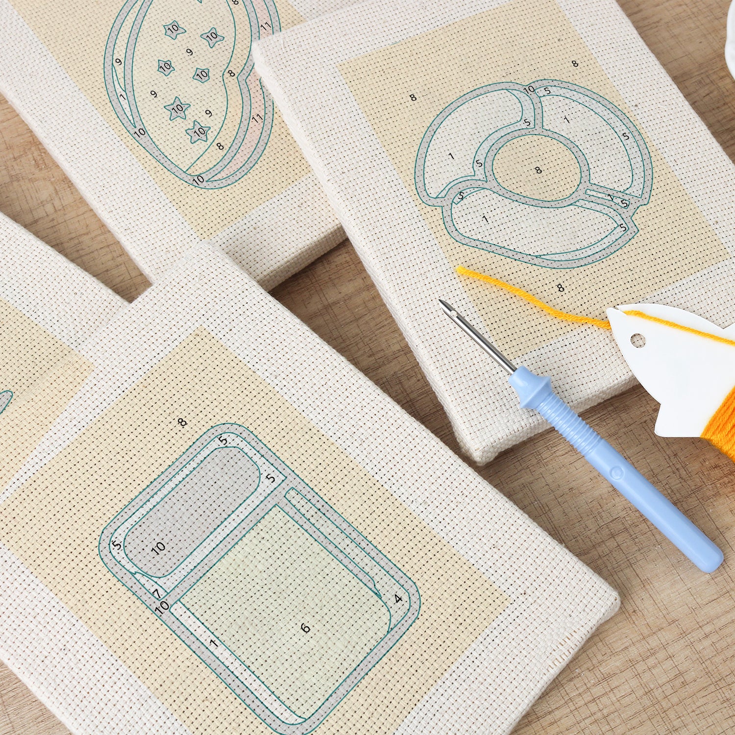Snacks & Desserts 21 | Mini Punch Needle Kit