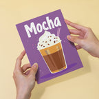 6 Mini Paintings - Colorful coffee set