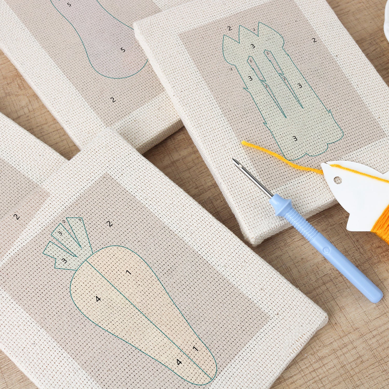 Fruits & Vegetables 10 | Mini Punch Needle Kit